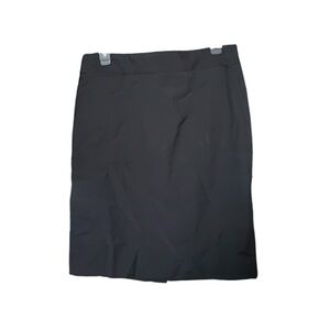 J. Crew Factory Black Standard Wool Pencil Skirt In‎ Size 6